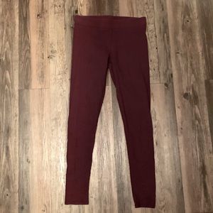 Maroon American Eagle Leggings